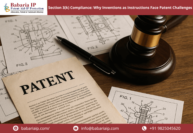 Section 3(k) Compliance Why Inventions as Instructions Face Patent Challenges